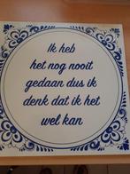 Tekstbord., Huis en Inrichting, Ophalen of Verzenden, Nieuw