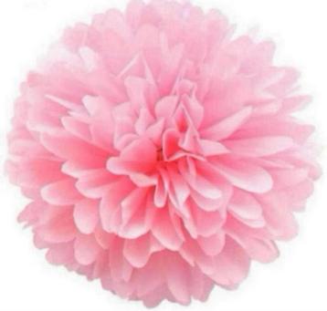 Pompom/pompon/ponpom roze | geboorte - huwelijk - babyshower beschikbaar voor biedingen