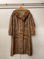 Vintage echte bontjas van Nerts, Maat 38/40 (M), Bruin, Ophalen of Verzenden, Zo goed als nieuw