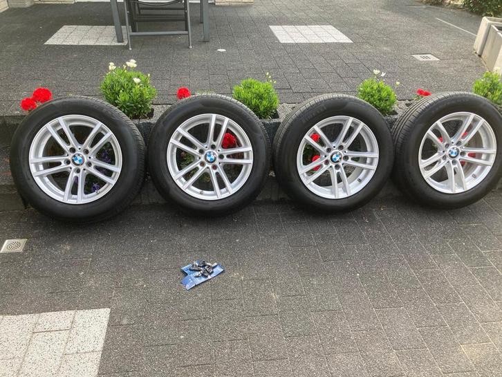 BMW X3 F25 Velgen 17 inch met Zomerbanden en TPMS, Auto-onderdelen, Banden en Velgen, Banden en Velgen, Zomerbanden, 17 inch, 225 mm
