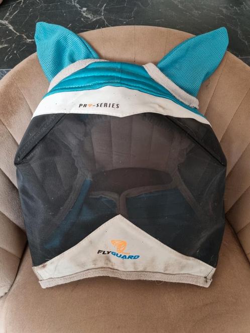 HELEMAAL NIEUW vliegenmasker mt pony Shires Fly Guard teal, Dieren en Toebehoren, Paarden en Pony's | Beschermers, Nieuw, Ophalen of Verzenden