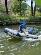 Opblaasboot met motor Mecury 4pk langstaart, Watersport en Boten, Overige typen, Gebruikt, Ophalen of Verzenden, Drie personen of meer