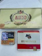 Sigarenblikjes, AGIO, RITMEESTER, LA PAZ, Verzamelen, Rookartikelen, Aanstekers en Luciferdoosjes, Ophalen, Gebruikt, Overige typen