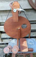 IN TOPCONDITIE Spinnewiel LOUET S10 met 3 klossen + twijnrek, Ophalen of Verzenden, Gebruikt, Spinnewiel