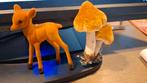 Flock items herfst paddestoelen hertje brocant, Ophalen of Verzenden