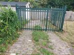 hekwerk 175 hoog met 2x hekdeur en 1x loopdeur een 11 meter, Tuin en Terras, Tuinhekken en Hekwerk, Ophalen, Met poort, Gebruikt