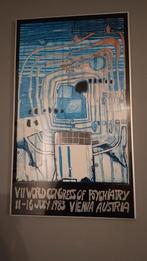 FRIEDENSREICH HUNDERTWASSER 1983 Art Poster, Ophalen of Verzenden