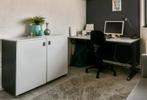 Buro + kast + Stoel, Huis en Inrichting, Ophalen, Gebruikt, Bureau