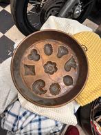 Koperen Cakevorm met Motieven, Antiek en Kunst, Antiek | Keukenbenodigdheden, Ophalen of Verzenden