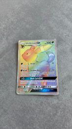 Umbreon GX holo, Hobby en Vrije tijd, Verzamelkaartspellen | Pokémon, Ophalen of Verzenden, Zo goed als nieuw, Losse kaart