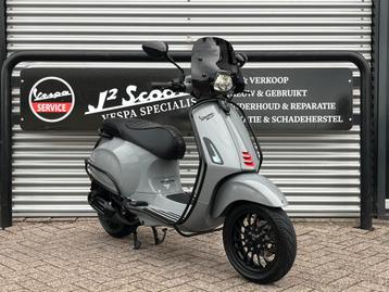 Vespa Sprint Nardo Grey Brom 2019 7911 km 1 eig GARANTIE beschikbaar voor biedingen