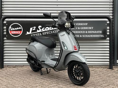 Vespa Sprint Nardo Grey Brom 2019 7911 km 1 eig GARANTIE, Fietsen en Brommers, Brommers | Vespa, Gebruikt, Overige modellen, Maximaal 45 km/u