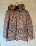 Mooie beige winterjas Hetrégo met bontkraag, Hetrégo, Verzenden, Gedragen, Maat 42/44 (L)