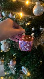 Kerstbal dobbelsteen 2x, Diversen, Ophalen of Verzenden, Zo goed als nieuw