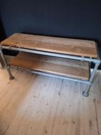 Steigerbuis tafel, Ophalen, Zo goed als nieuw, 25 tot 50 cm, Rechthoekig