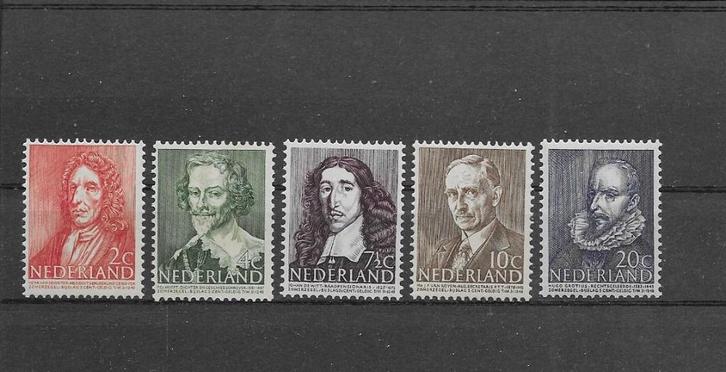 Nederland 1947, NVPH 490 t/m 494, Postfris., Postzegels en Munten, Postzegels | Nederland, Postfris, Na 1940, Verzenden