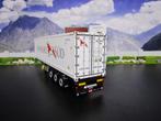 Wsi 03-1010 & 04-2186  Chassis & 40FT Hamburg Sud Reefer, Hobby en Vrije tijd, Modelauto's | 1:50, Ophalen, Nieuw, Bus of Vrachtwagen