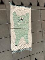 Vloerkleed Beer met Bril, 100 tot 150 cm, Wit, Zo goed als nieuw, Rechthoekig