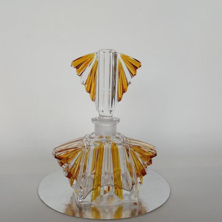 Dekseldoos Ernst Buder 1960 Kristal Vintage, Antiek en Kunst, Antiek | Glas en Kristal, Ophalen of Verzenden
