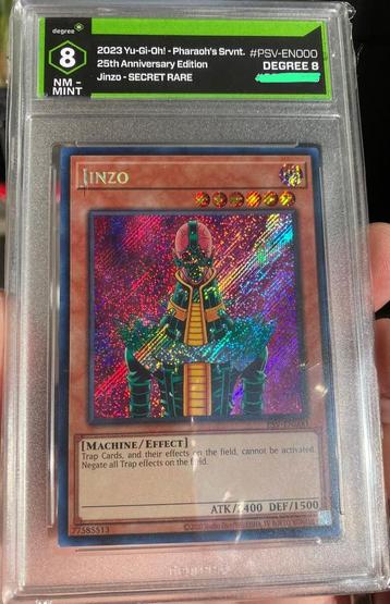 Yu-Gi-Oh! Jinzo 25th Print Grade 8 M/NM ! beschikbaar voor biedingen