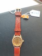 Omega de Ville 18krt dameshorloge met briljanten, Rolex, Polshorloge, Ophalen of Verzenden, Goud