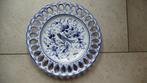 Leuk bordje met open rand en vogel (21 cm), Antiek en Kunst, Antiek | Wandborden en Tegels, Ophalen of Verzenden