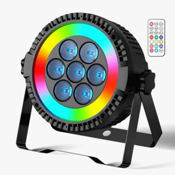 DJLicht 75W 4 in 1 RGBW Matrix Led Par met kleurenring en AB beschikbaar voor biedingen