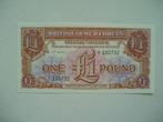 1064. Groot Britanië, BAF 1 pound 1956 UNC 3rd series., Postzegels en Munten, Bankbiljetten | Europa | Niet-Eurobiljetten, Los biljet