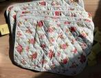 6x placemats Deens nieuw blauw met roosjes, Ophalen of Verzenden, Nieuw, Blauw, Placemat