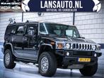 Hummer H2 6.0L V8 | Zwart leder | Schuif Kanteldak | LPG | G, Auto's, Zwart, 324 pk, Zwart, Bedrijf