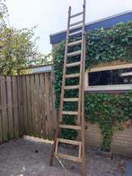 Vintage houten ladder – WIENESE Utrecht – ca. 80 jaar oud, Antiek en Kunst, Ophalen