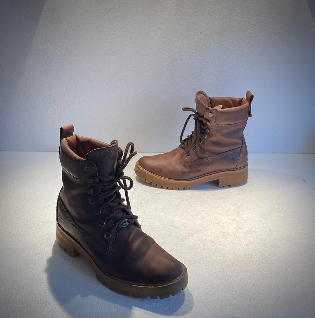 Timberland waterproof boots laarzen schoenen 40 bruin, Bruin, Lage of Enkellaarzen, Ophalen of Verzenden, Gedragen