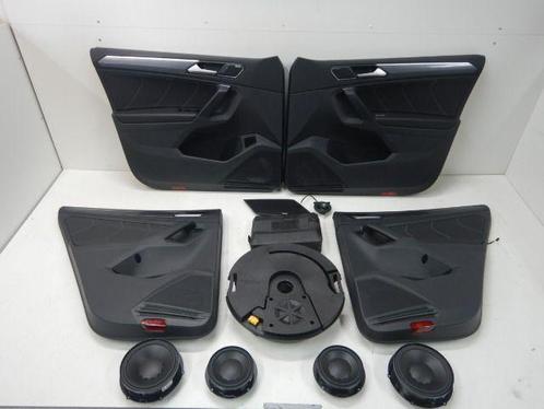 VW Tiguan 5NA R-Line Leer Deurpanelen Dynaudio Speakerset, Auto-onderdelen, Carrosserie en Plaatwerk, Deur, Volkswagen, Gebruikt