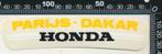 Sticker: Honda - Parijs - Dakar (2), Ophalen of Verzenden, Zo goed als nieuw, Auto of Motor