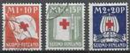 Finland 1930 - Yvert 156/158 - Rode Kruis (ST), Postzegels en Munten, Postzegels | Europa | Scandinavië, Denemarken, Ophalen, Gestempeld