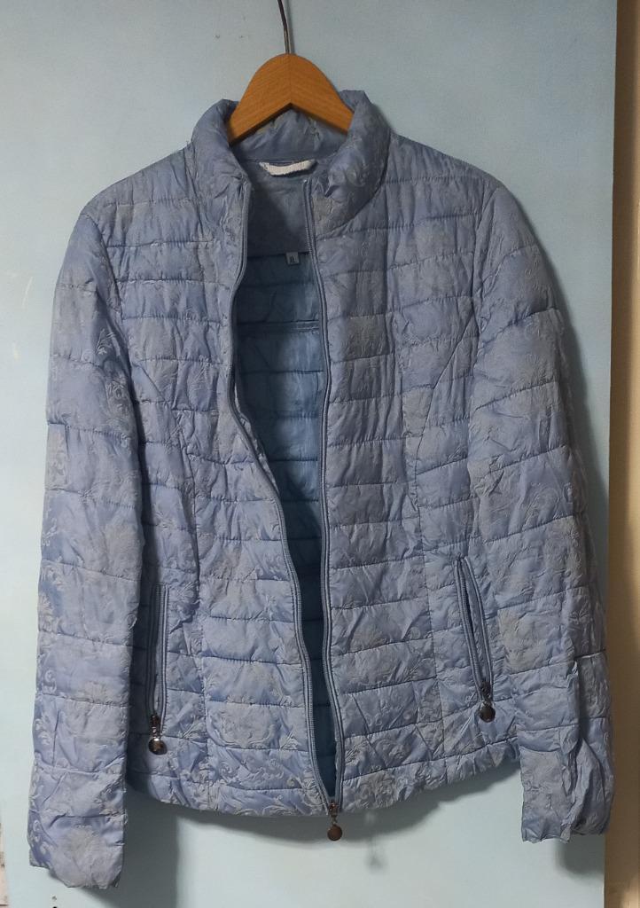 Mooie ijsblauwe tussenjas, Kleding | Dames, Jassen | Winter, Gedragen, Maat 38/40 (M), Blauw, Ophalen of Verzenden