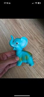 Vintage Rubberen Olifant Speelgoed, Ophalen of Verzenden, Zo goed als nieuw, Overige typen