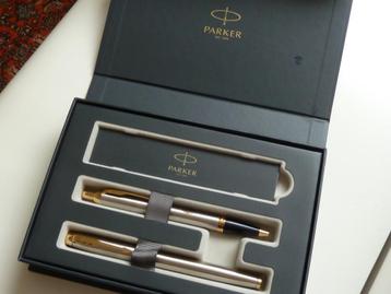 Parker pennenset, vulpen + balpen, Ltd Edition, Europ. Parl. beschikbaar voor biedingen