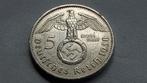 WO2 5 Reichsmark 1938A zilver nazi duitsland, Postzegels en Munten, Munten | Europa | Niet-Euromunten, Ophalen of Verzenden, Duitsland