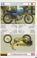 C414 Motorkaartje 5b kawasaki z 200 - maico m 250, Verzamelen, Ophalen of Verzenden, Zo goed als nieuw, Auto's