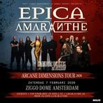 🏆 €25,- 1 ticket Epica Amaranthe Dimensions Tour VANAVOND, Twee personen, Februari, Hard Rock of Metal