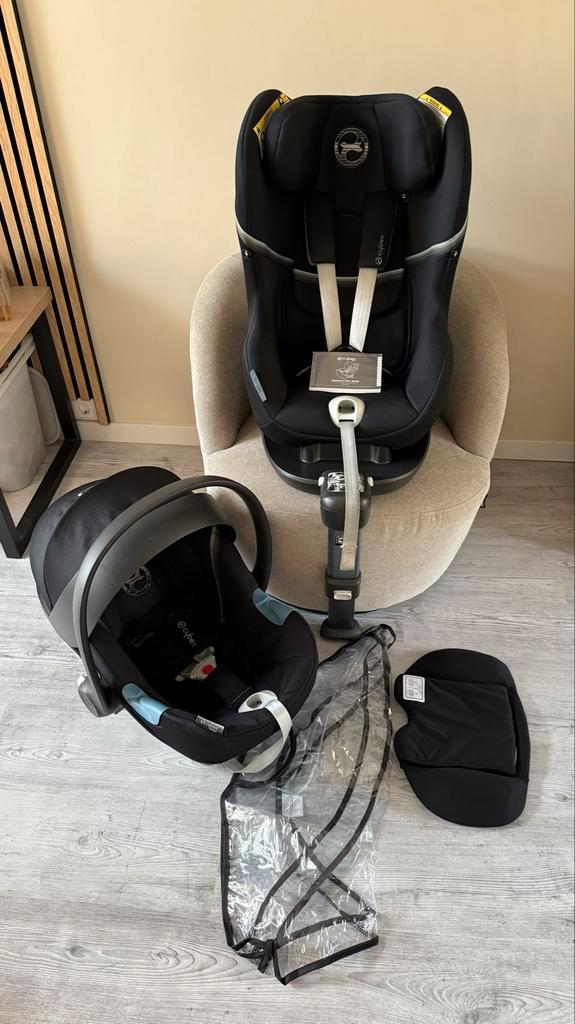 Cybex Sirona M2 i-Size Autostoel - Zwart + maxicosi en base, Kinderen en Baby's, Autostoeltjes, Zo goed als nieuw, Overige merken
