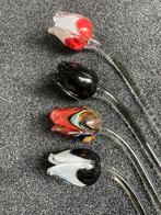 Glaskunst tulpen Loranto, Huis en Inrichting, Woonaccessoires | Vazen, Ophalen, Overige kleuren, Minder dan 50 cm, Glas