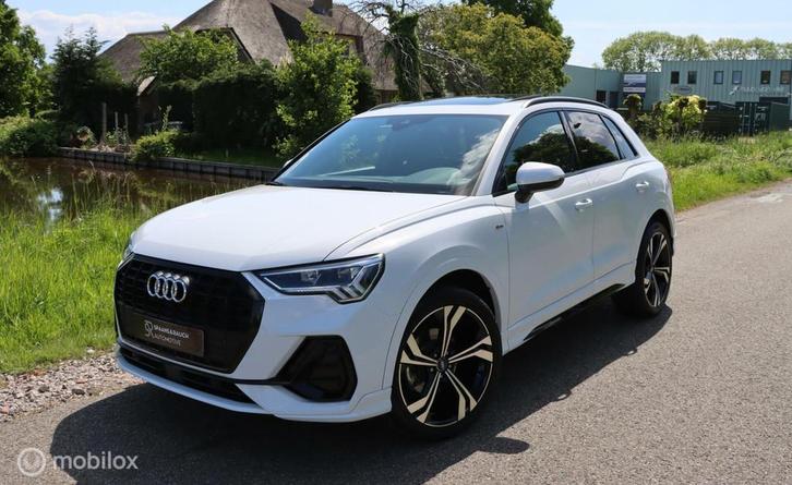 Audi Q3 35 TFSI S-Line / Pano / Navi / Carplay / Leder / 20", Auto's, Audi, Bedrijf, Te koop, Q3, ABS, Achteruitrijcamera, Airbags