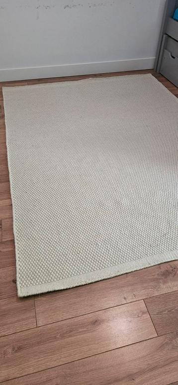 Wollen Vloerkleed - Crème/Beige - 120x180cm beschikbaar voor biedingen