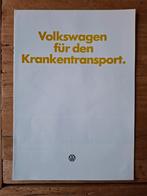 Volkswagen für den Krankentransport brochure - 1977, Ophalen of Verzenden, Zo goed als nieuw, Volkswagen