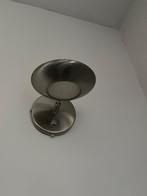 Set van 5 RVS wandlampen, up- en downlight, Huis en Inrichting, Halogeen, Metaal of Aluminium, Ophalen of Verzenden, Zo goed als nieuw