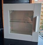 Vitrinekastje wit ikea, Huis en Inrichting, Kasten | Vitrinekasten, Ophalen, Minder dan 50 cm, Glas, Zo goed als nieuw