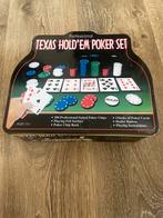 Texas Hold'em Pokerset - Nieuw in blik, Een of twee spelers, Ophalen of Verzenden, Nieuw, Reisspel