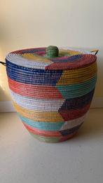 Grote marokkaanse opbergmand/wasmand, Huis en Inrichting, Ophalen, Rond, Riet